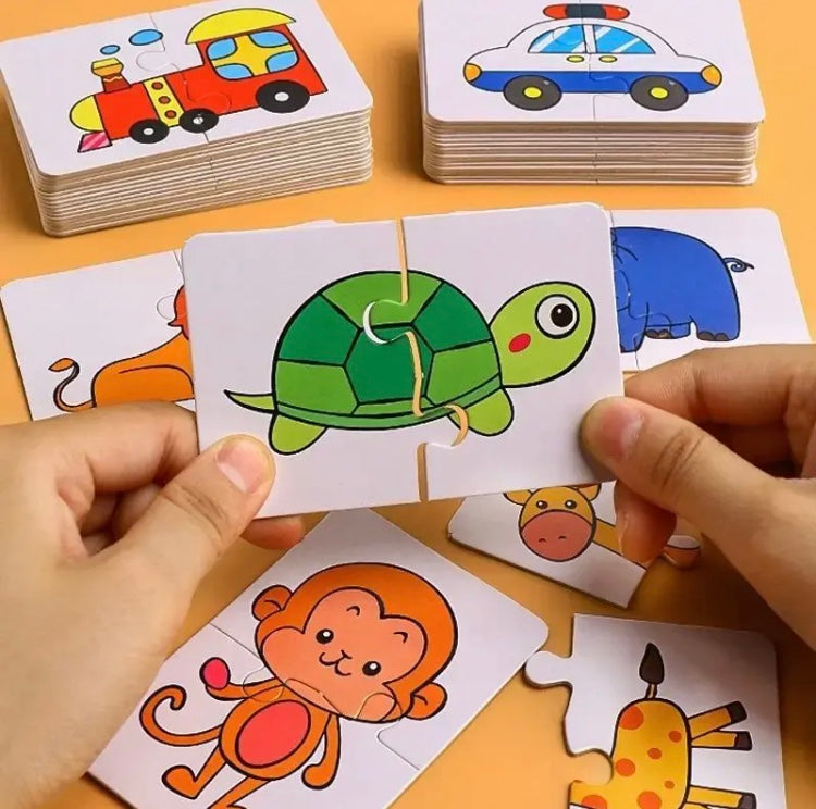 Montessori Toddler Card Matching Game, Early Education Puzzle Toys, Kid Training Gift Montessori Toddler Card Matching Game, Early Education Puzzle Toys, Kid Training Gift